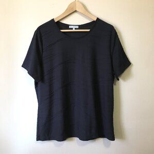 Penmans Darky Navy Blue Raised Wave Tee